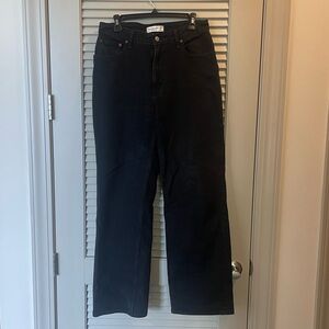 Abercrombie & Fitch 90s Relaxed High Ride Black Jeans